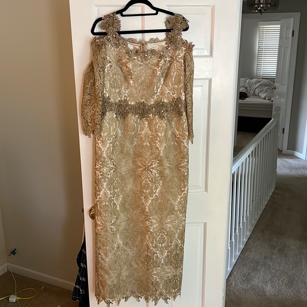 Beautiful custom made evening gown.